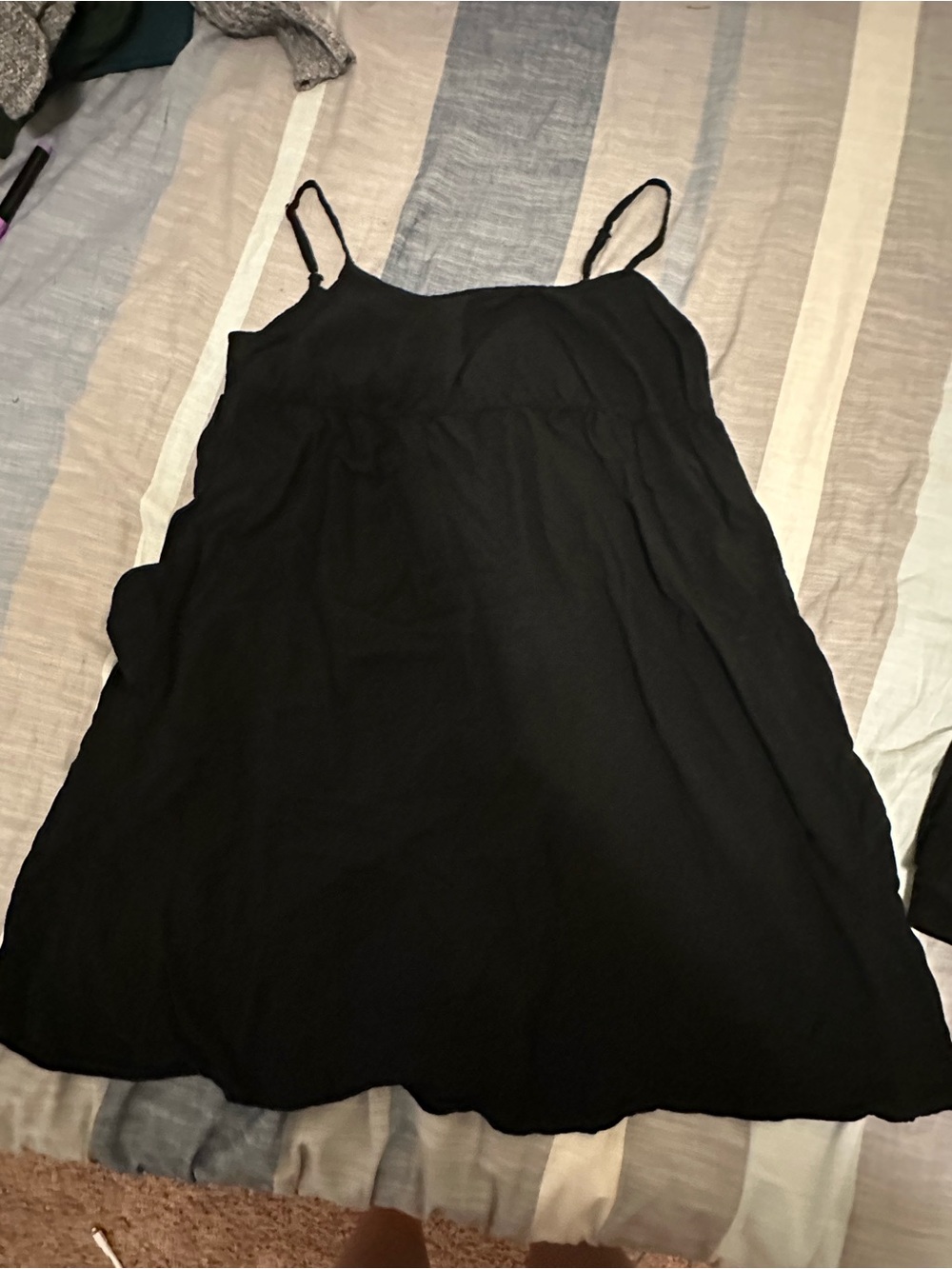 wild fable Black Mini Slip Dress